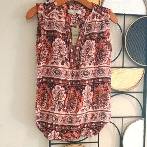 4/$25 Loft Boho Tank XXSP